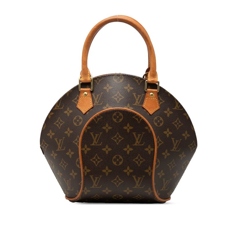 ルイ ヴィトン モノグラム エリプスPM ハンドバッグ M51127 ブラウン PVC レザー レディース LOUIS VUITTON【1-0266271】