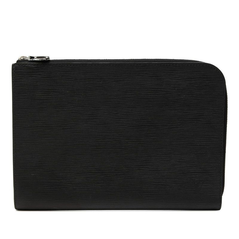 ルイ ヴィトン エピ ポシェット ジュールPM NM2 クラッチバッグ M62646 ノワール ブラック レザー メンズ LOUIS VUITTON【1-0266274】