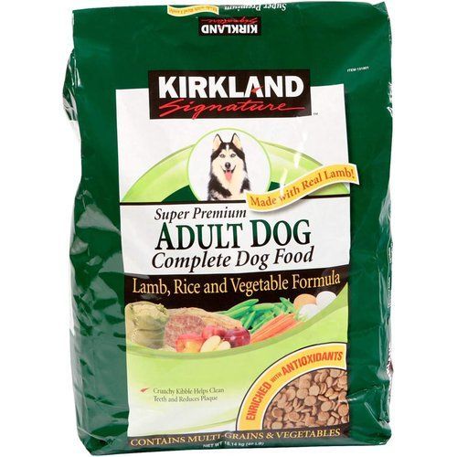 KIRKLAND カークランド シグネチャー スーパープレミアムドッグフード ラム 成犬用 18.14kg ラム・ライス・ベジタブル