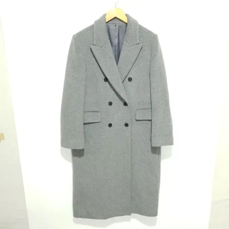 ムシンサスタンダード ウィメンズ カシミア ブレンド ダブル チェスター ロング コート S_W0650