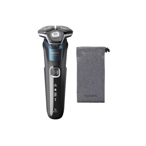 PHILIPS S5889/10 メタリックターコイズブルー 5000シリーズ [ウェット＆ドライ電気シェーバー (回転式・充電式) ]ma