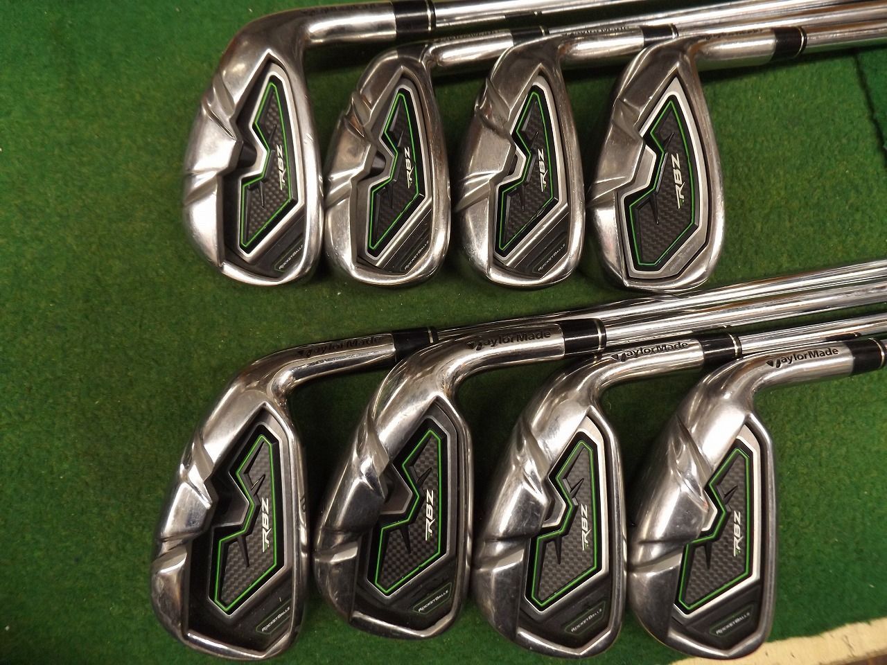 4098 RBZ IRON #4-PW,AW 純正スチール R テーラーメイド ロケットボールズ アイアンセット .021264