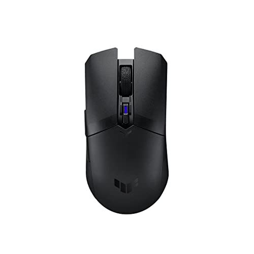 ASUS ゲーミングマウス ワイヤレス TUF Gaming M4 Wireless 12,000dpi デュアルワイヤレスモード 軽量62グラム 6つのプログラム可能なボタン 抗菌 無線 国内正規品 ブラックma