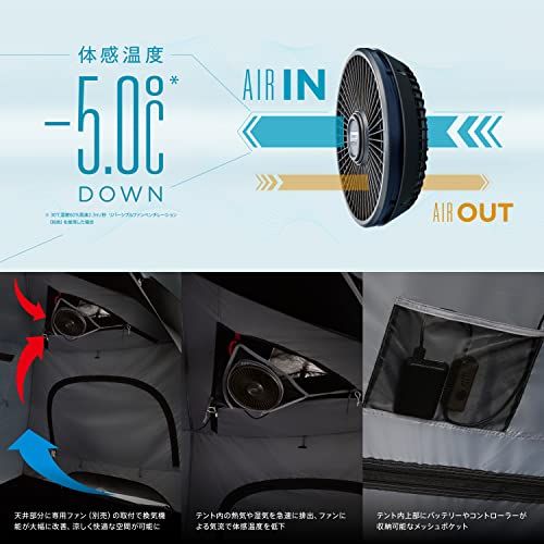コールマン(Coleman) テント ツーリングドームエアー DARKROOM サイズ ST+(1~2人用)/LX+(2~3人用)ma