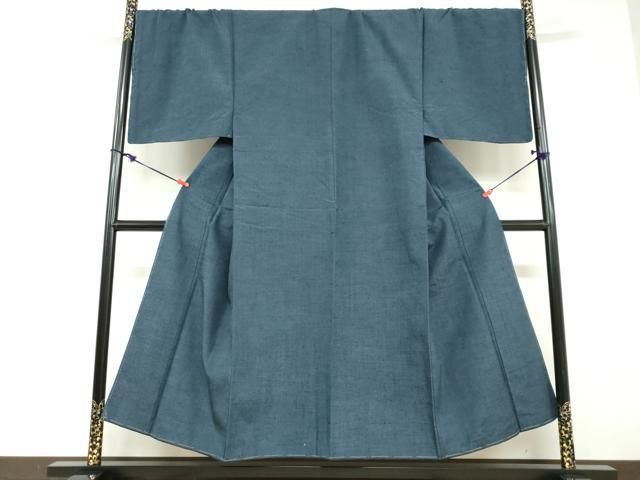 平和屋着物●男性　紬　褐返色　キングサイズ　正絹　逸品　未使用　DABD9439ud