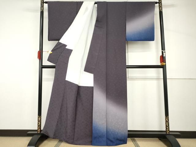 平和屋着物○巨匠 前田華清 手描き 訪問着 手描き 枝花文 暈