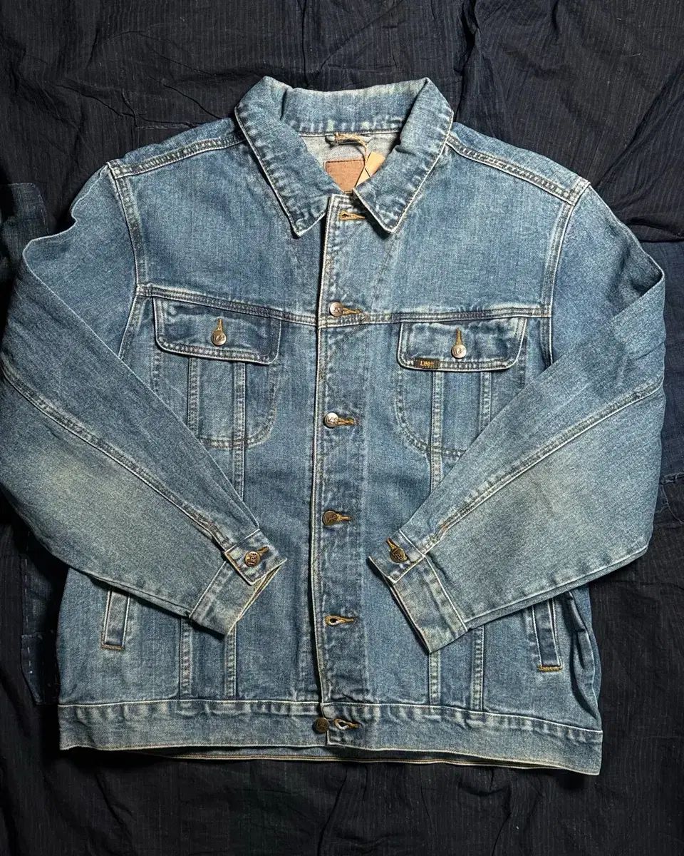 90-00s Lee デニム トラッカージャケット XL