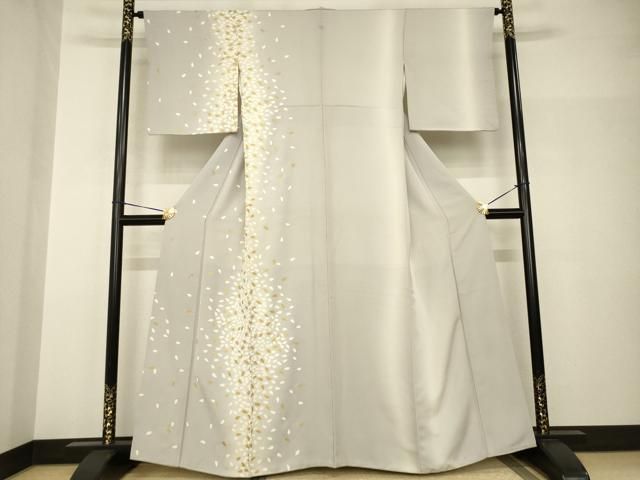 平和屋着物●訪問着　桜間道　暈し染め　金彩　銀座おゝぎ屋扱い　正絹　逸品　AABH9541ck