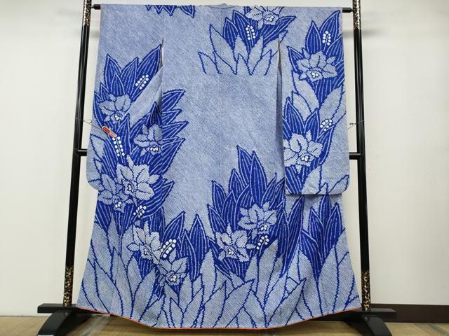 平和屋着物●豪華振袖　総絞り　草花文　正絹　逸品　CABF3468ut 33,800円