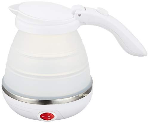 miyoshi co.,ltd MCO 折りたためるトラベルケトル 500ml 電圧切替式 ホワイト MBE-TK02/