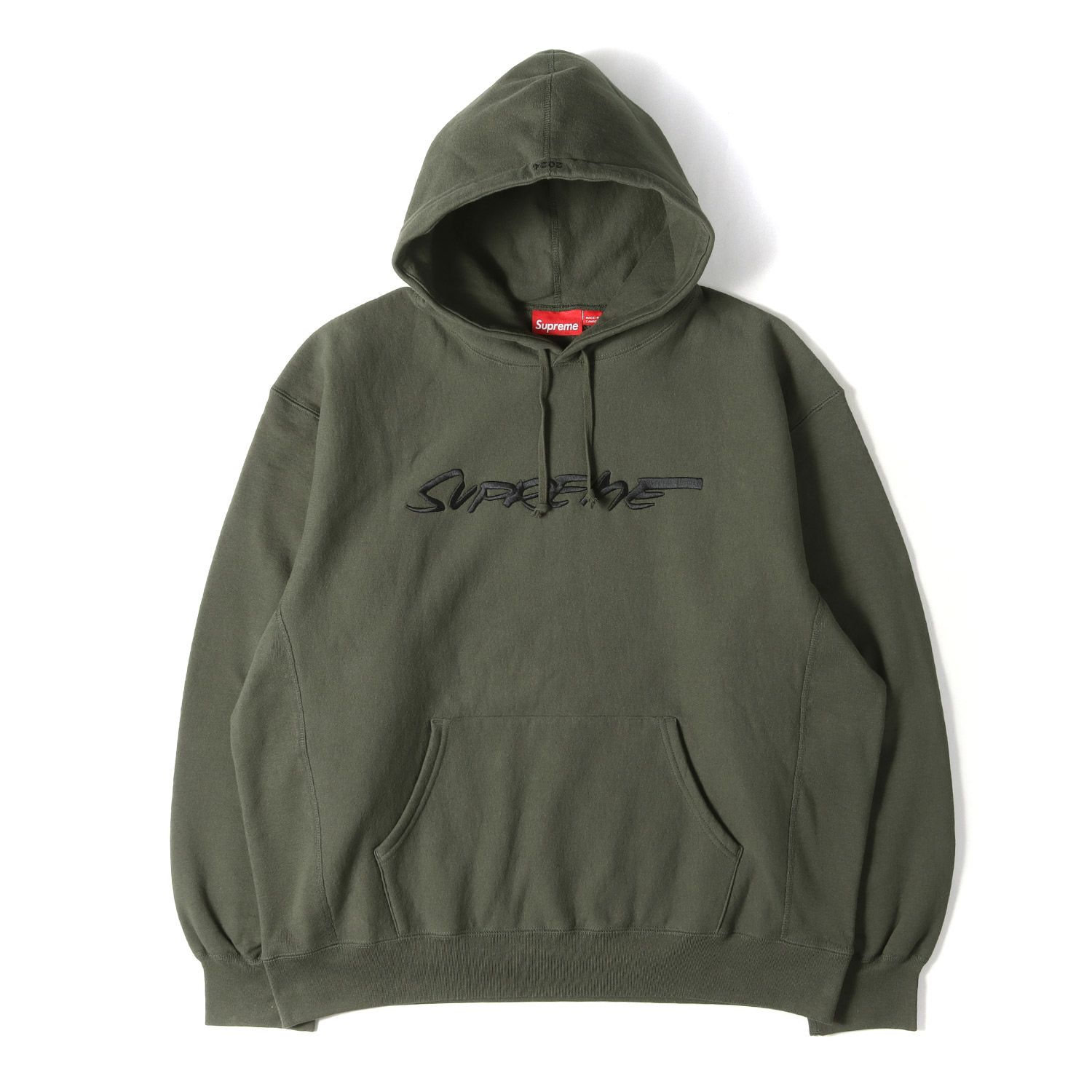 Supreme シュプリーム パーカー ダークオリーブ サイズ:XL | 24SS ×FUTURA フューチュラロゴ刺繍 スウェットパーカー (Futura Hooded Sweatshirt) | トップス フーディー プルオーバー【メンズ】【中古】