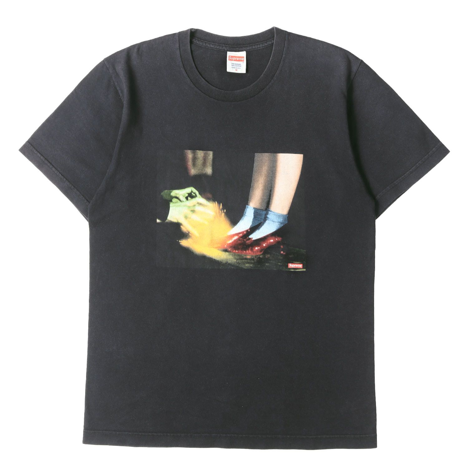 Supreme シュプリーム Tシャツ ブラック 黒 サイズ:M | オズの魔法使い ドロシー フォト Tシャツ(Dorothy Tee) | トップス カットソー 半袖【メンズ】【中古】
