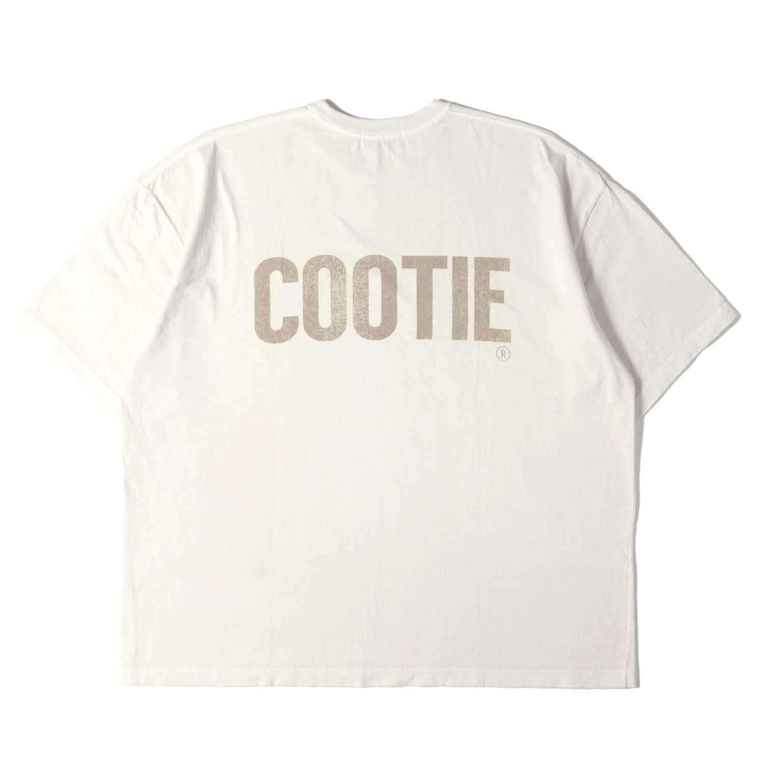 COOTIE クーティー Tシャツ アイボリー サイズ:M | 25SS ピグメント 