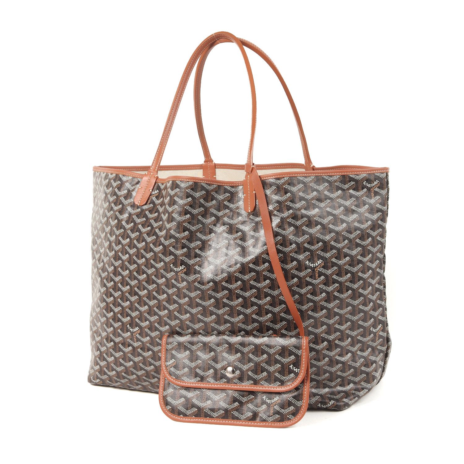 【美品】GOYARD ゴヤール バッグ ブラック GM | サン・ルイ GM (Saint Louis GM) | フランス製 ブランド カバン【メンズ】【中古】