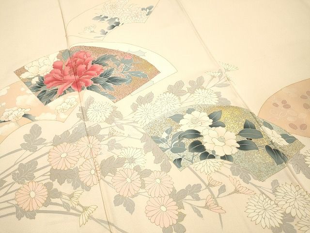 訪問着 草花文 金彩 ますいわ屋 逸品 訪問着 草花文 金彩 ますいわ屋 逸品 訪問着 草花模様 ますいわ屋