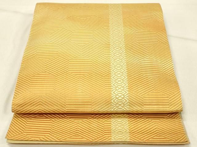 平和屋着物◎本場大島紬　八寸名古屋帯　献上　正絹　逸品　DABE3932qp