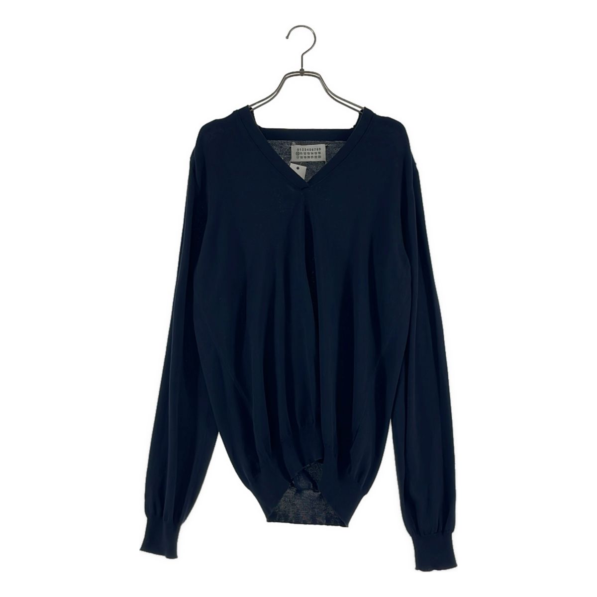 Maison Martin Margiela / メゾンマルタンマルジェラ | 2011SS | コットン ニット プルオーバー | S | ネイビー | メンズ