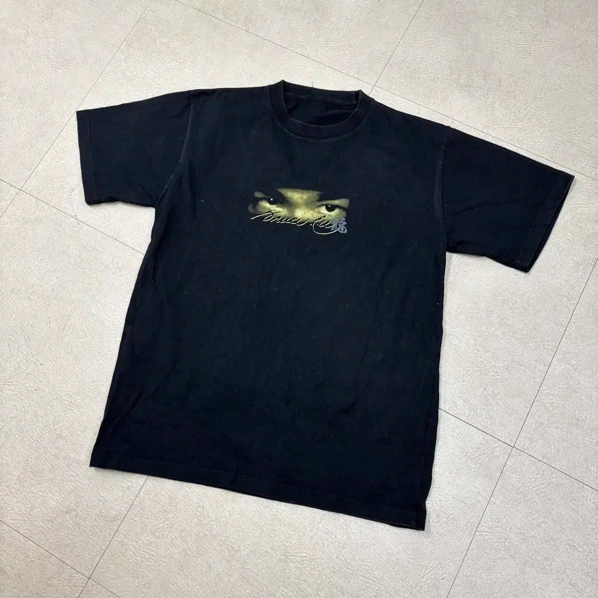 ヴィンテージ ブルース・リー ビックロゴ プリンティング 半袖Tシャツ