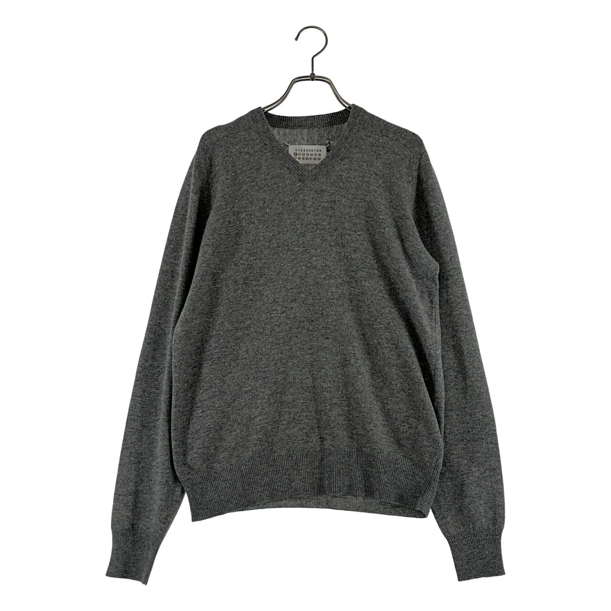 Martin Margiela / マルタンマルジェラ | 2005AW | ウール エルボーパッチ ニット セーター | S | グレー | レディース