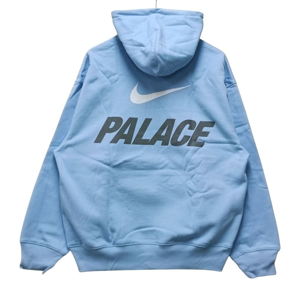パレス ナイキ フォントスウッシュ フーディー スカイブルー パーカー PALACE パレス × NIKE ナイキ P28NHD004 Font Swoosh Hood スウェット