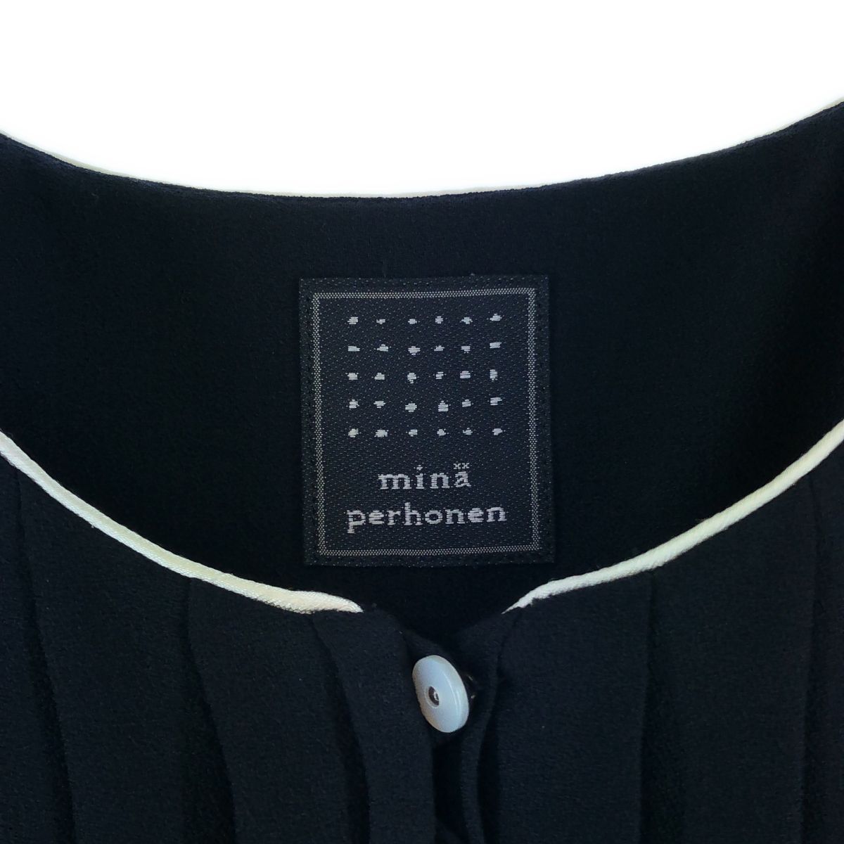 美品】 mina perhonen / ミナペルホネン | symphony ウール エンブロイ