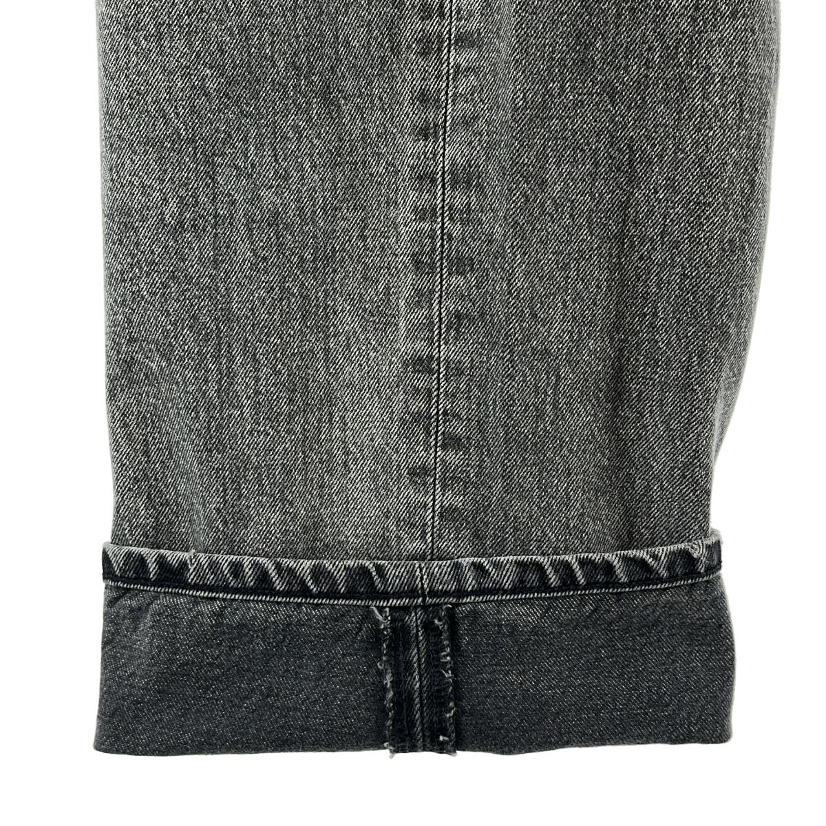 美品】 YLEVE / イレーヴ | 13.5oz DENIM BAGGY FADE / ブラックデニム
