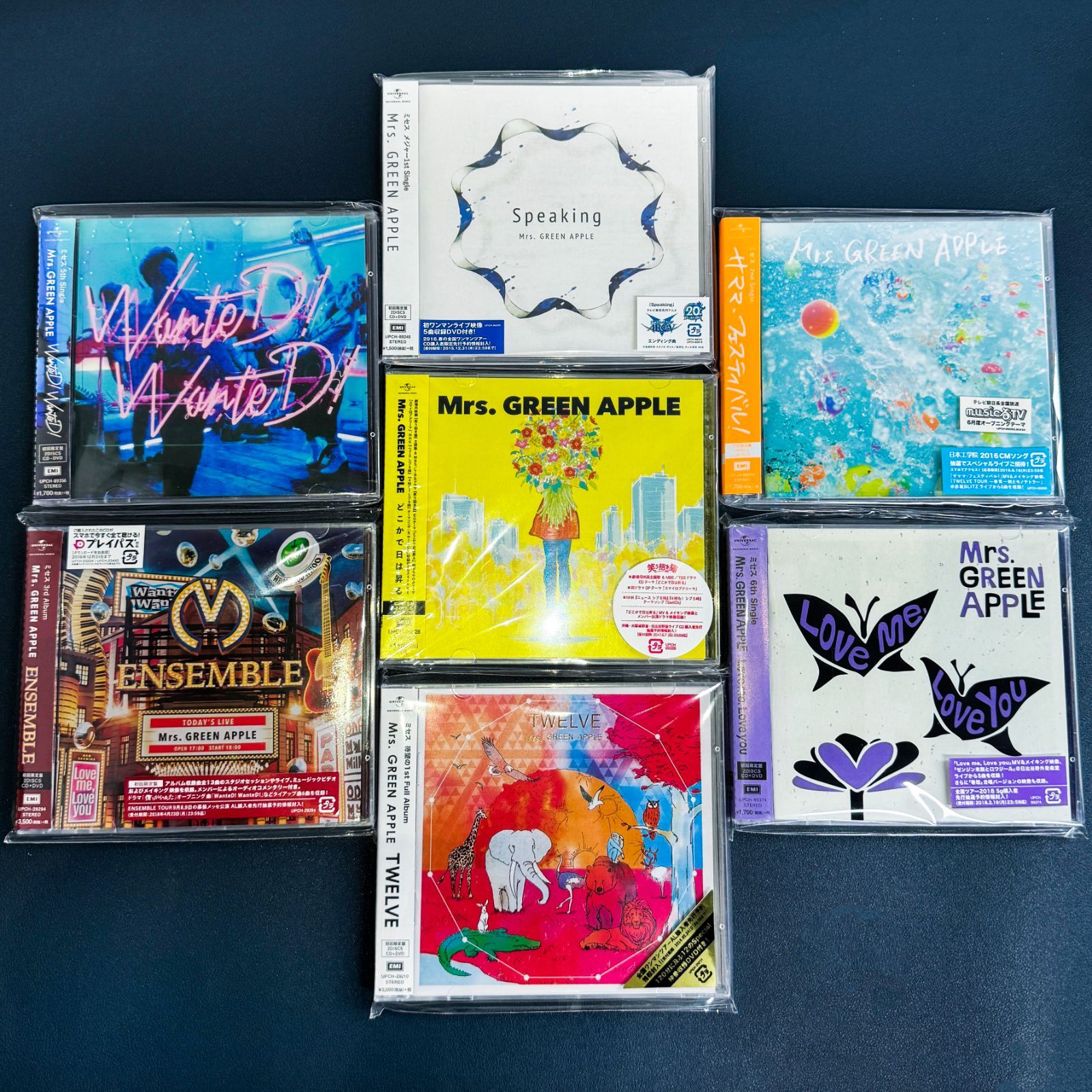 Mrs.GREEN APPLE 初回限定 CD DVDセット 7枚
