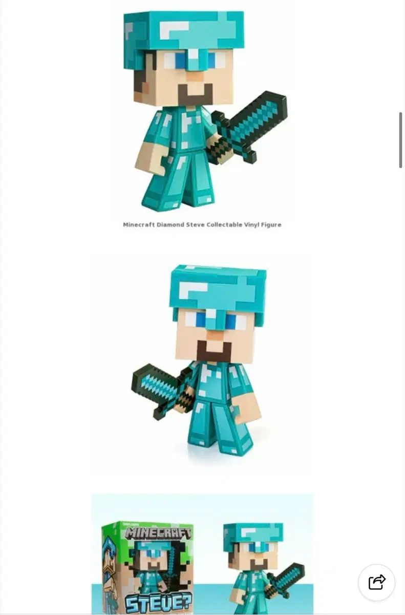 Minecraft（マインクラフト） vinyl スティーブ フィギュア