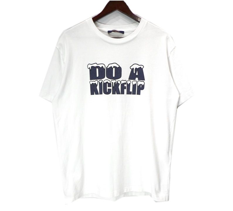 ルイヴィトン LOUIS VUITTON 【 RM221 NPL HMY98W DO A KICKFLIP TEE 】 キックフリップ LV プリント 半袖 Tシャツ h7932