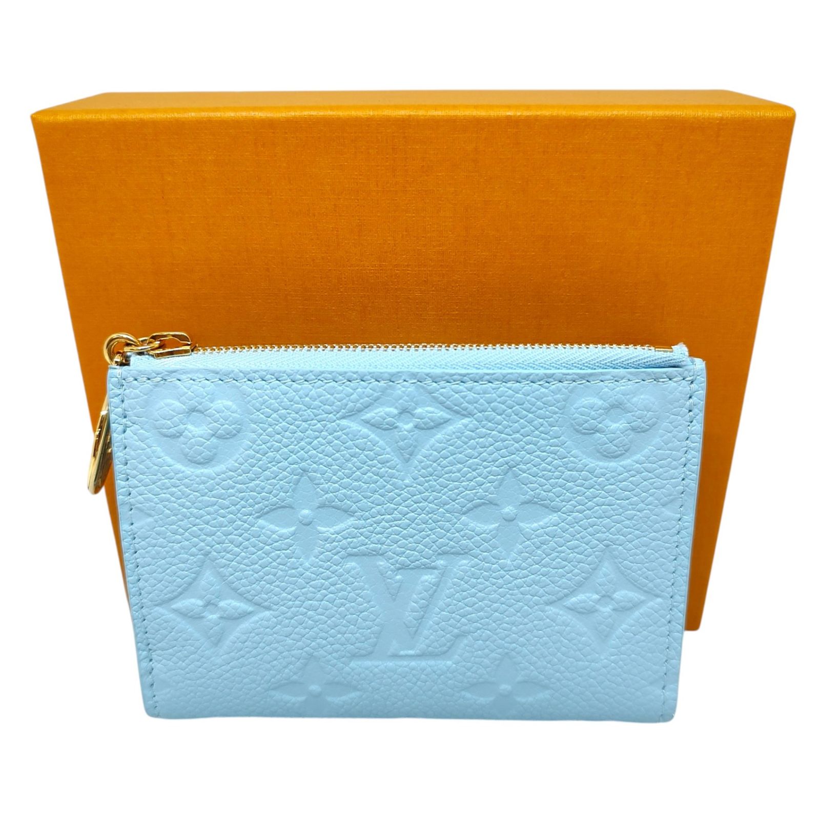 LOUIS VUITTON ルイ・ヴィトン ボルトフォイユ・リサ 折財布 ニつ折財布 コンパクトウォレット M27488 F グレープブルー メンズ