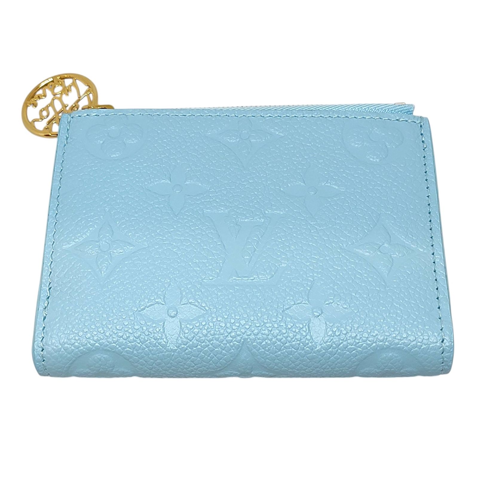 LOUIS VUITTON ルイ・ヴィトン ボルトフォイユ・リサ 折財布 ニつ折財布 コンパクトウォレット M27488 F グレープブルー メンズ