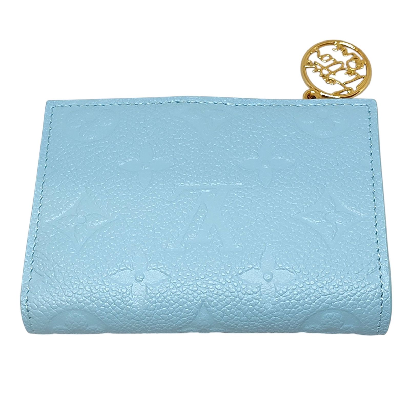 LOUIS VUITTON ルイ・ヴィトン ボルトフォイユ・リサ 折財布 ニつ折財布 コンパクトウォレット M27488 F グレープブルー メンズ