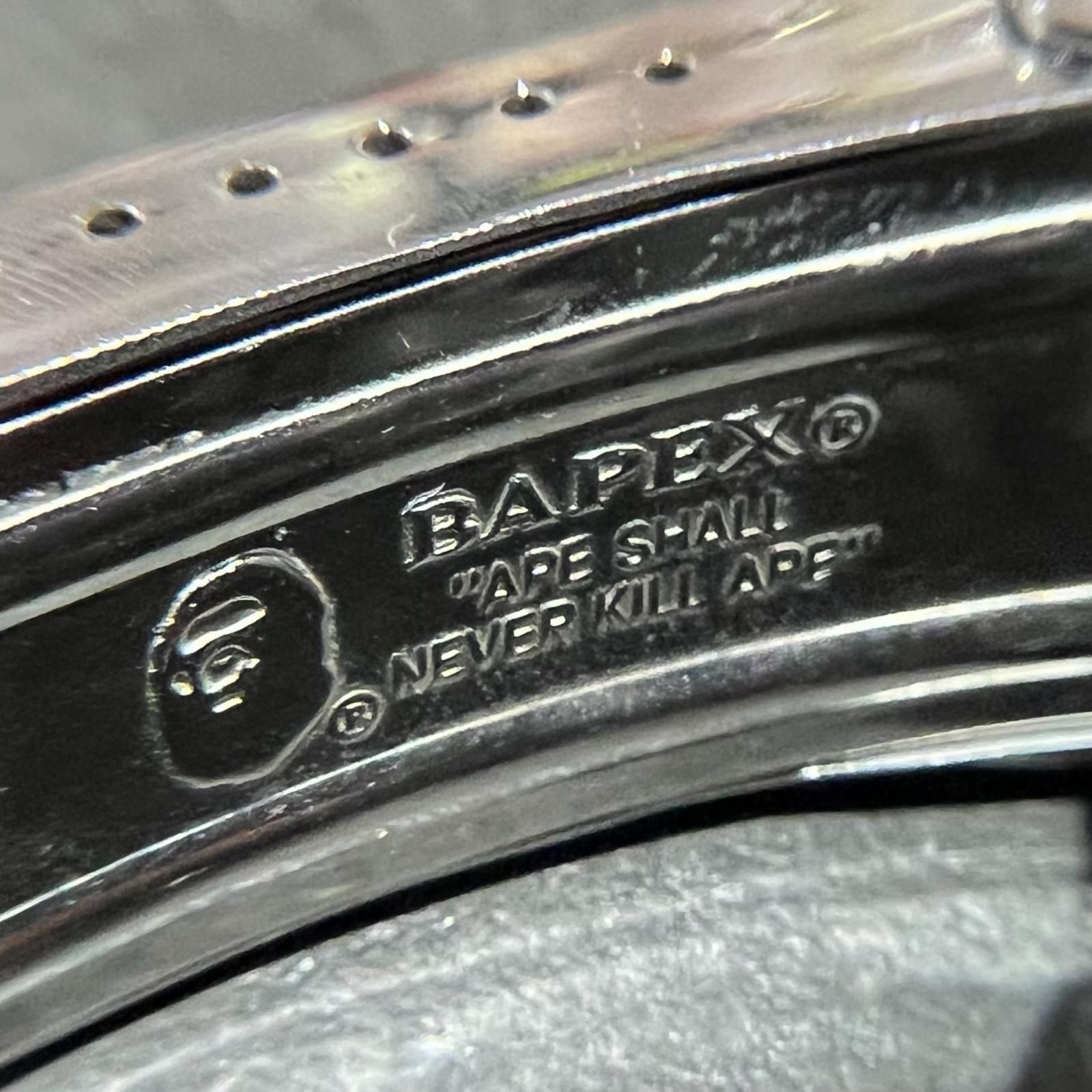 ☆☆A BATHING APE アベイシングエイプ サルマリーナ ミルガウス BAPEX TYPE15 BAPEX TYPE15 モスグリーン 自動巻き 腕時計 箱有 A BATHING APE - A BATHING APE アベイシングエイプ サルマリーナ