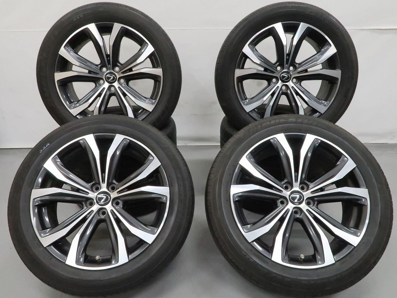 4本 レクサス RX 20系 バージョンL 純正 20インチ 8J +30 114.3 ラジアル タイヤおまけ BRIDGESTONE DUELER H/L 33A 235/55R20 450h 300