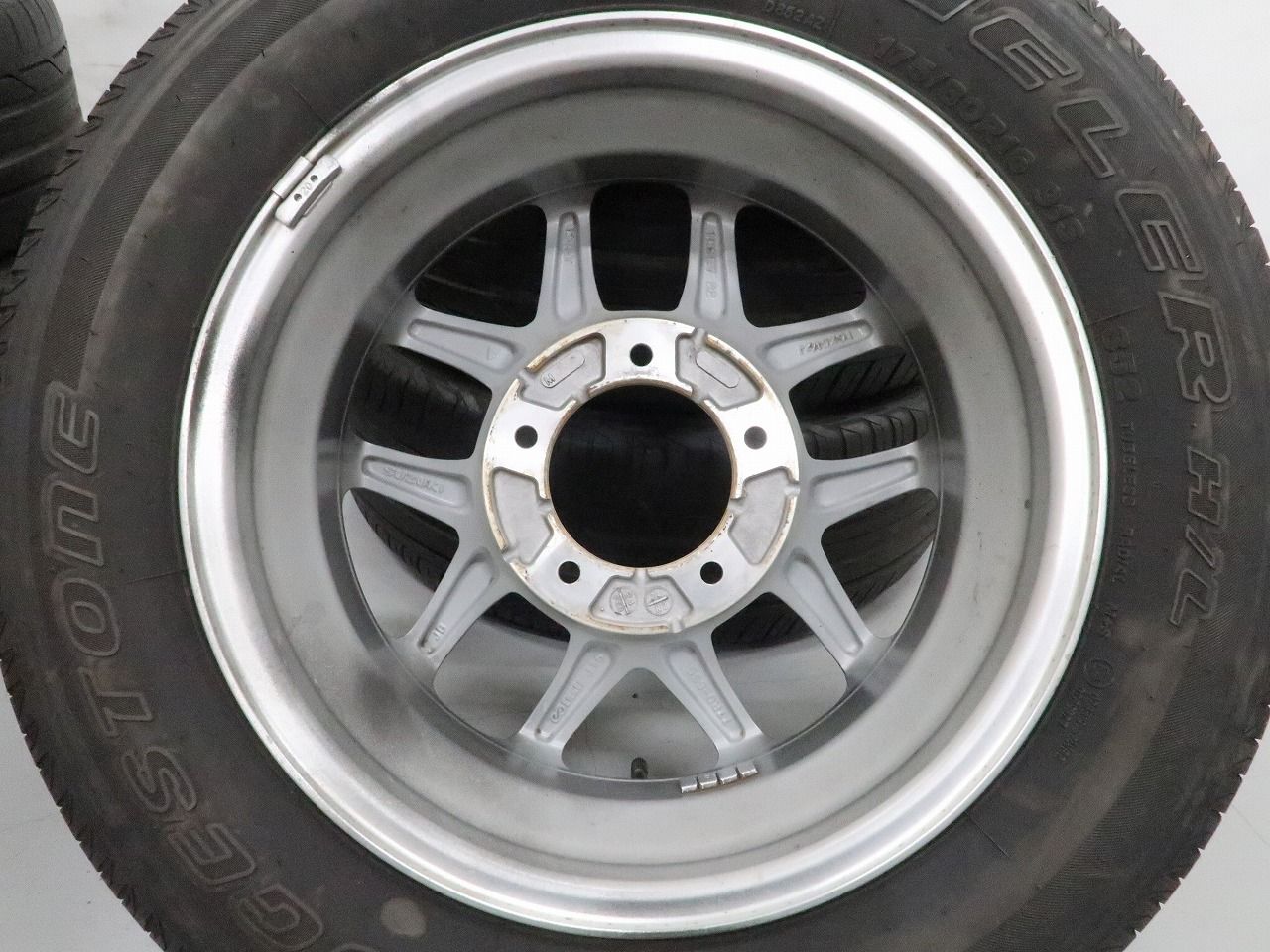 4本 スズキ ジムニー JB64W 純正 16インチ 5.5J +22 5H PCD139.7 ラジアル BRIDGESTONE DUELER H/L 2024年 175/80R16 JB23W AZオフロード