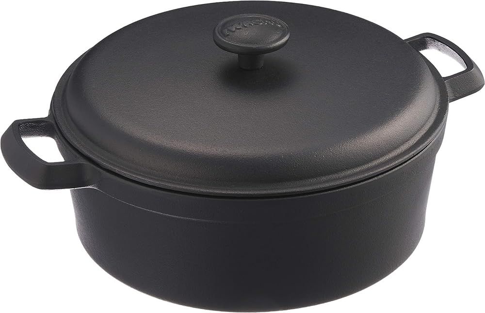 岩鋳 Iwachu ファミリーシチューパン23 黒焼付 内径:23.5cm IH対応 南部鉄器 21639kk d3924118