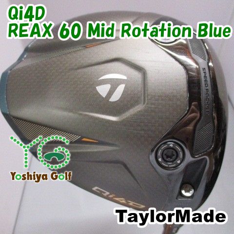 ドライバー テーラーメイド Qi4D/REAX 60 Mid Rotation Blue/S/10.5[147680]