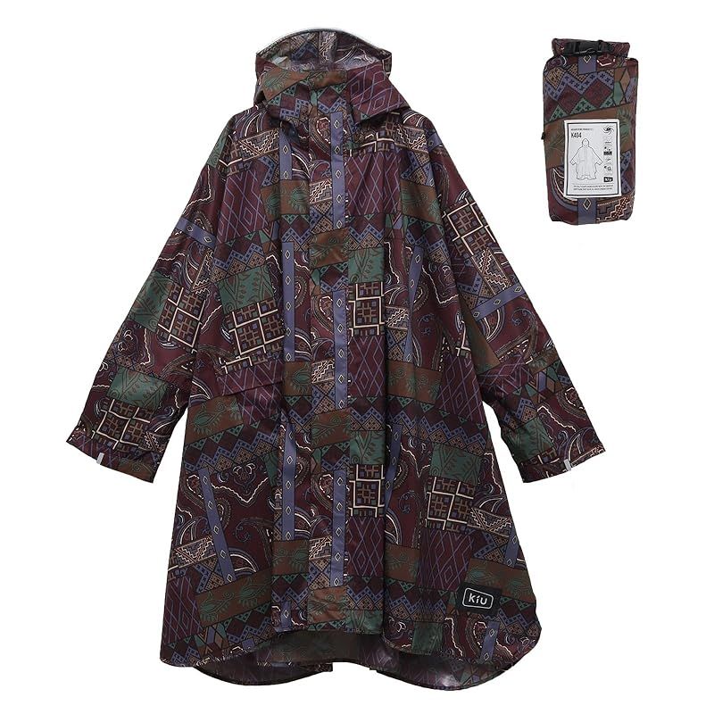 【新品】 [キウ] スタンダードレインポンチョ 2ND STANDARD RAIN PONCHO - 2ND 防水 撥水 はっ水 耐水 豪雨対応 雨対策 大雨 台風 梅雨 レインコート スリーブポンチョ 雨具 雨ガッパ 雨合羽 袖付き 収納袋 ポケット おしゃ
