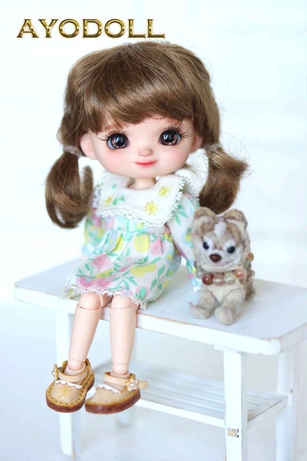 【AYODOLL公式】ニッコリちゃん【プレミアムⅦ】スタンダードサイズ （1/12サイズ）美白透明肌 フルセット