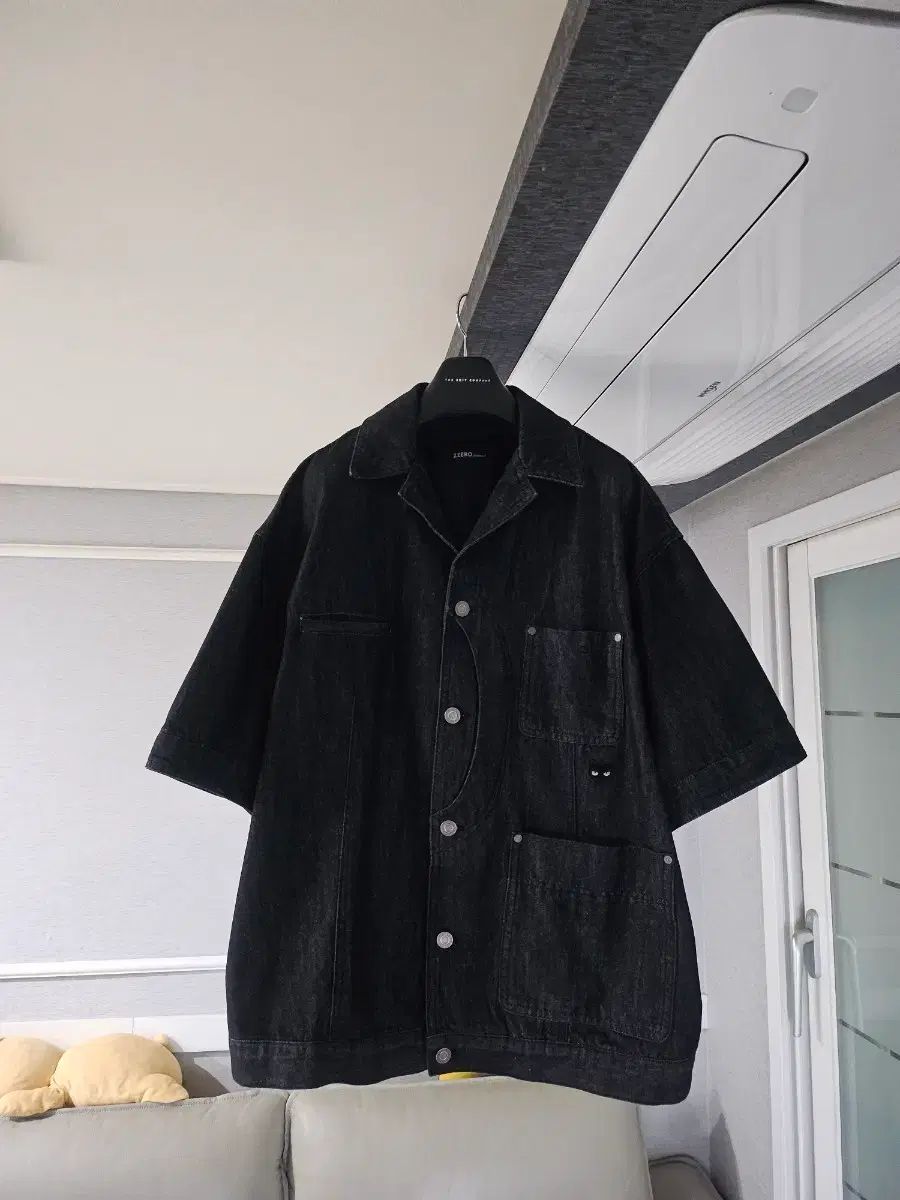新品 SONGZIO HOMME(ソンジオ・オム) ZZERO SONGZIO パンサー デニム 半袖シャツ L