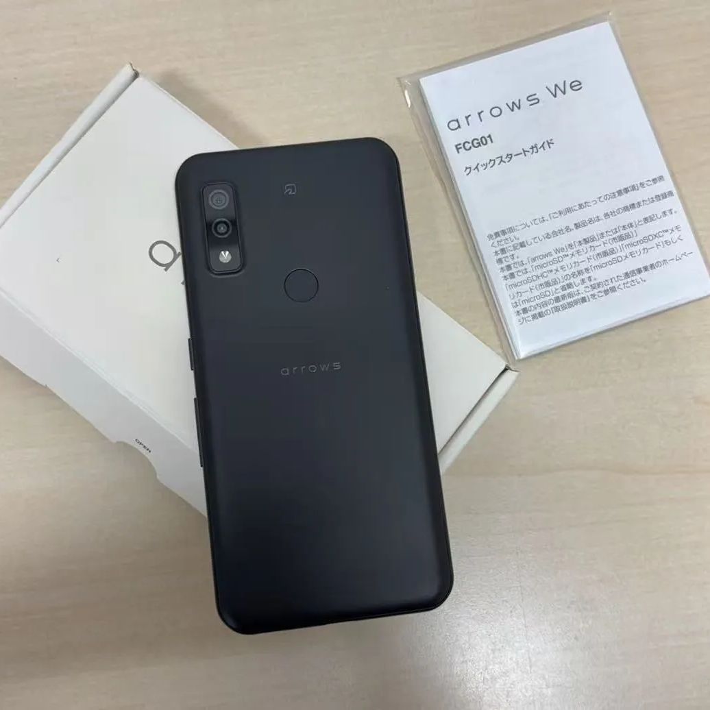 SIMフリー 本体 arrows We FCG01 64 GB 006G4 arrows We 64GB ローズゴールド FCG01 AU版SIMフリー 新品未使用