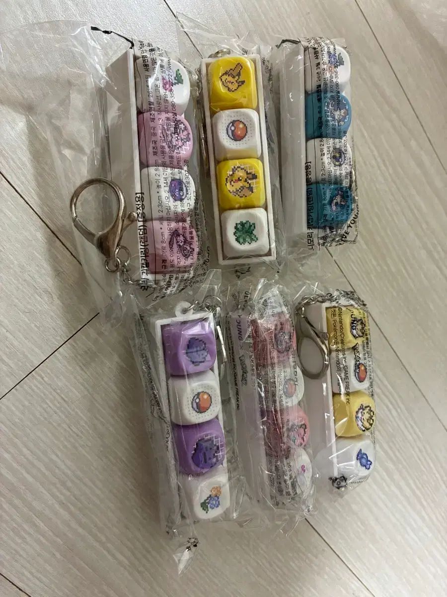 ポケットモンスター トニモリ キーキャップキーホルダー 6種 まとめ