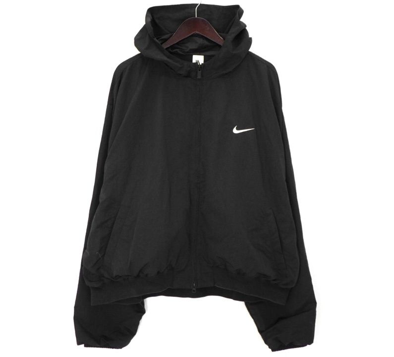 ナイキ NIKE × フィアオブゴッド FEAR OF GOD 19SS 【 BOMBER HD JACKET BV4408 010 】 ロゴ ナイロン フード ボンバー ジャケット 49909