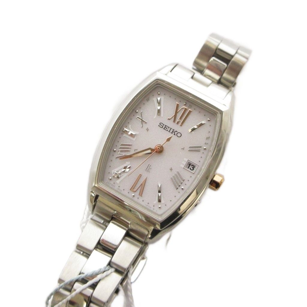 セイコー SEIKO ルキア LUKIA 腕時計 アナログ 3針 ソーラー シルバー色 1B32-0AA0 /AN63