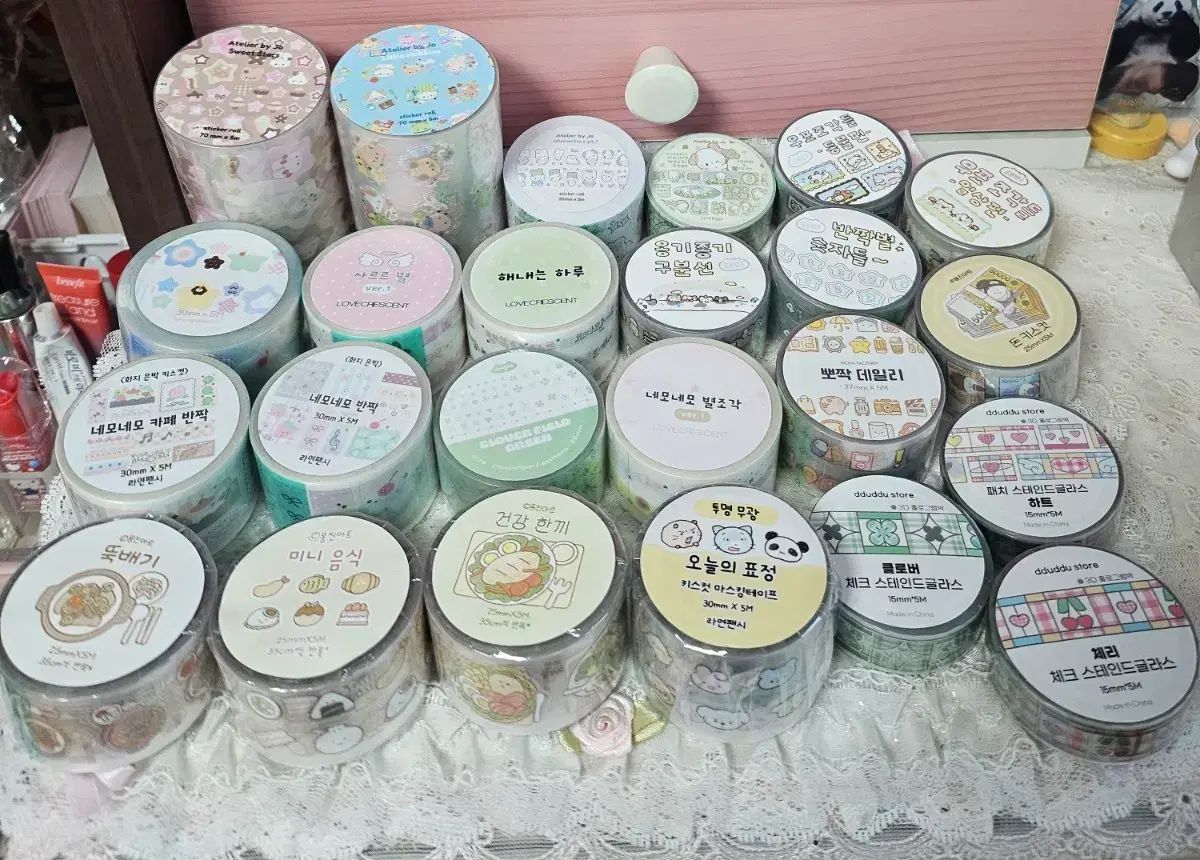 韓国作家さん キスカットテープ マスキングテープ 韓国作家 0 切り売り 