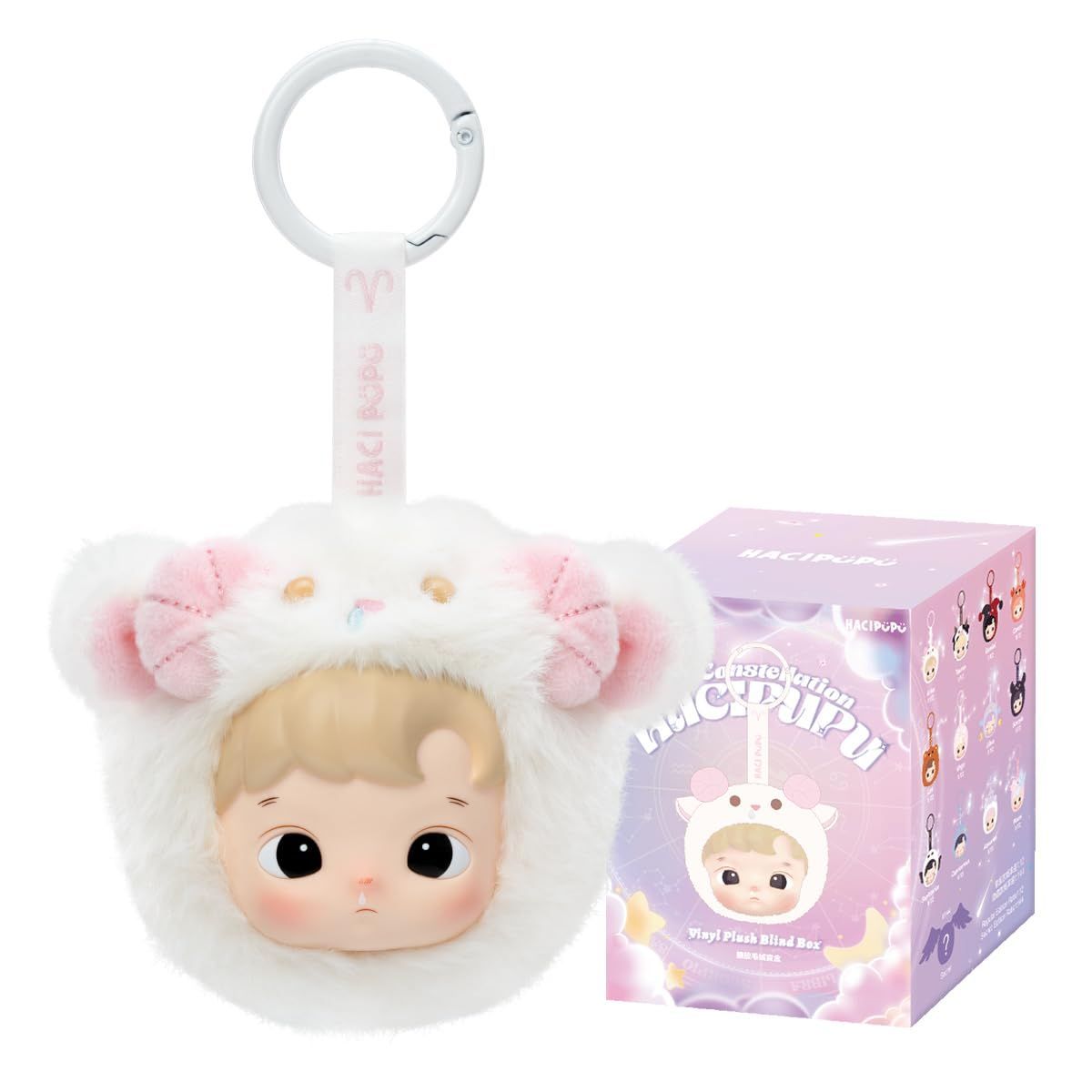 【在庫セール】正規品 ポプマ 推し活 ギフト プラモデル ドール ぬいぐるみ ぬいぐるみ ガチャガチャ おもちゃ ブラインドボックス ポップマート シリーズ Constellation The HACIPUPU