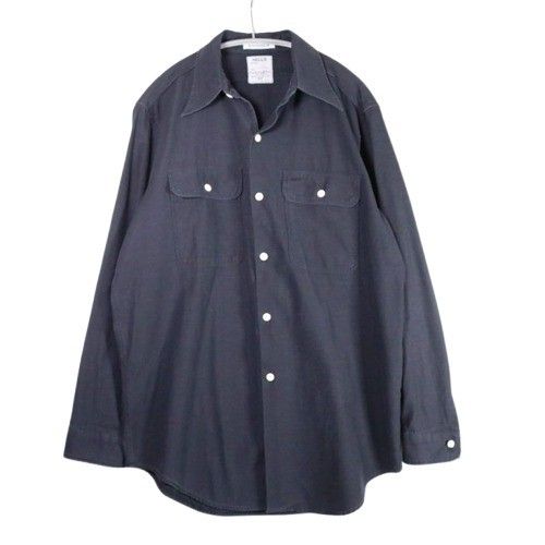 【中古A】01 マディソンブルー ハンプトン パールボタンシャツ MADISONBLUE HAMPTON Pearl Button Shirt MB194-5051PL ネイビー レディース 送料無料