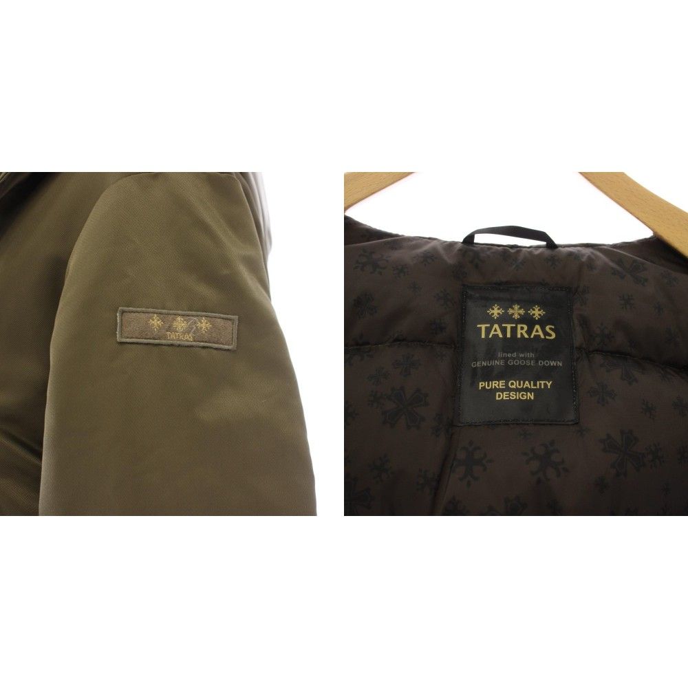 まもなく掲載終了　TATRAS タトラス ダウンジャケット N-3B CUSNA タトラス TATRAS N-3B CUSNA ダウンジャケット ジップアップ アウター