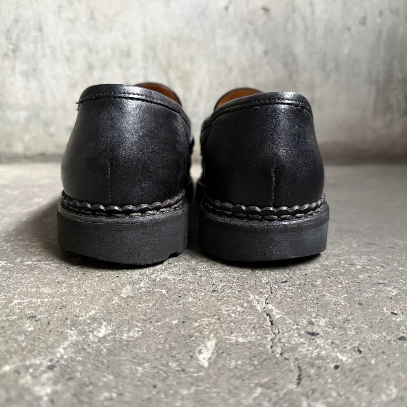 Paraboot REIMS ローファー MARCHEⅡソール ブラック UK7 パラブーツ 