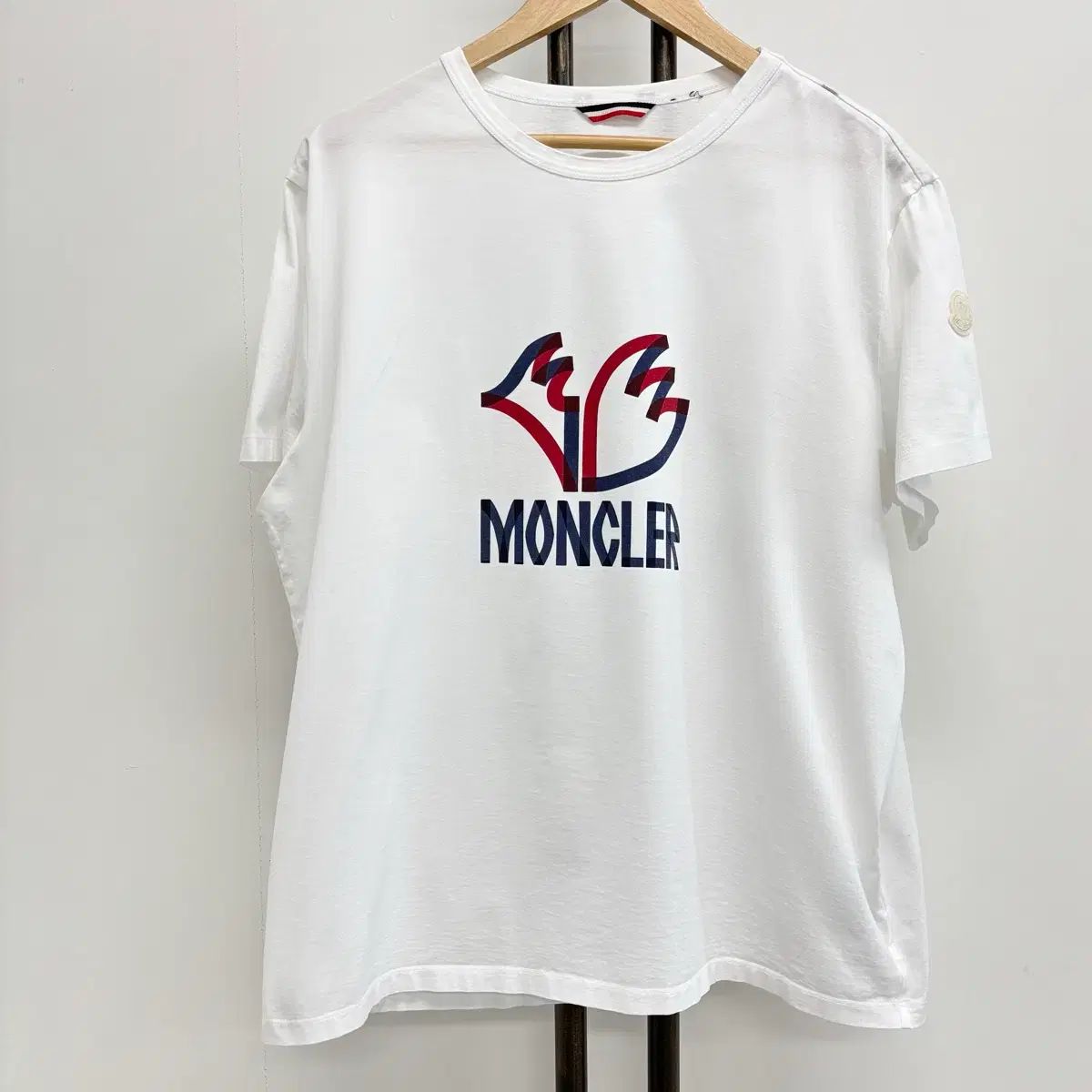 XXL モンクレール ワッペンパッチ 半袖Tシャツ